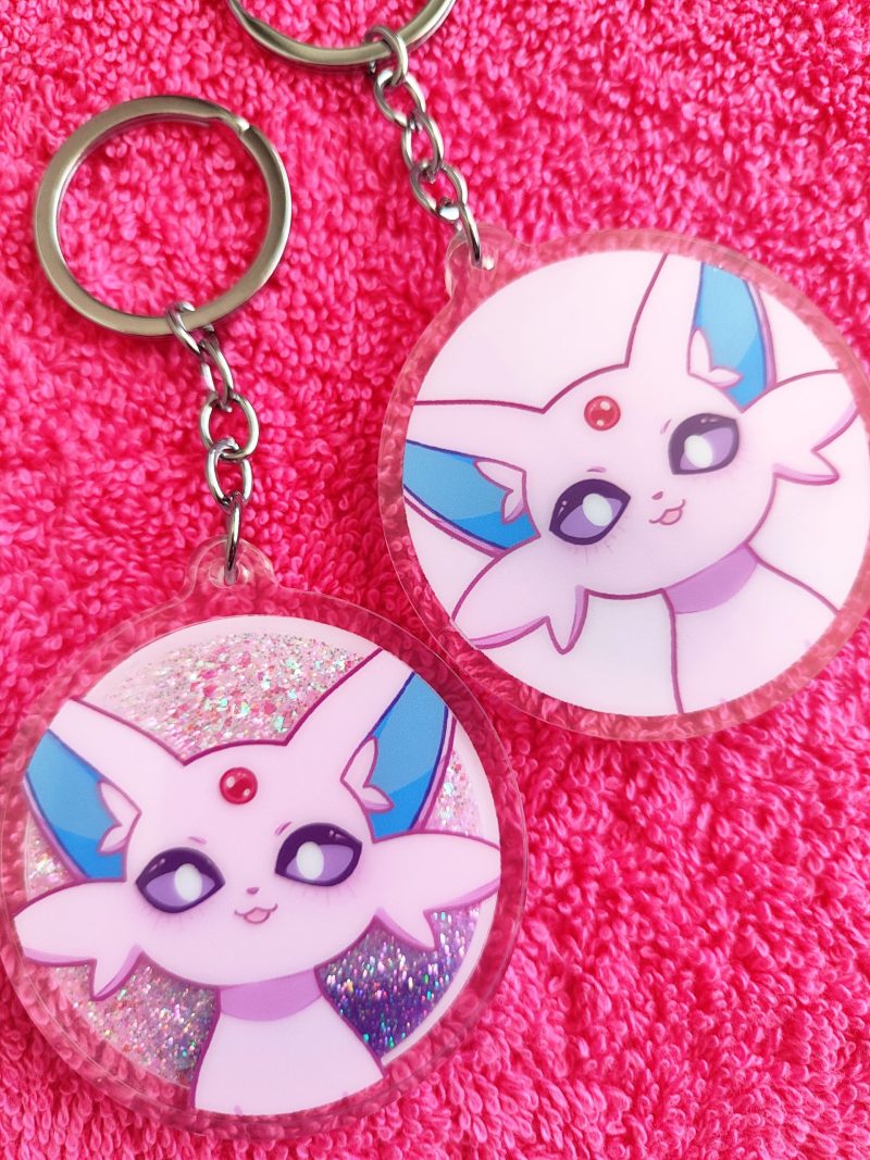 Llaveros Glitter Eeveelutions - Imagen 4