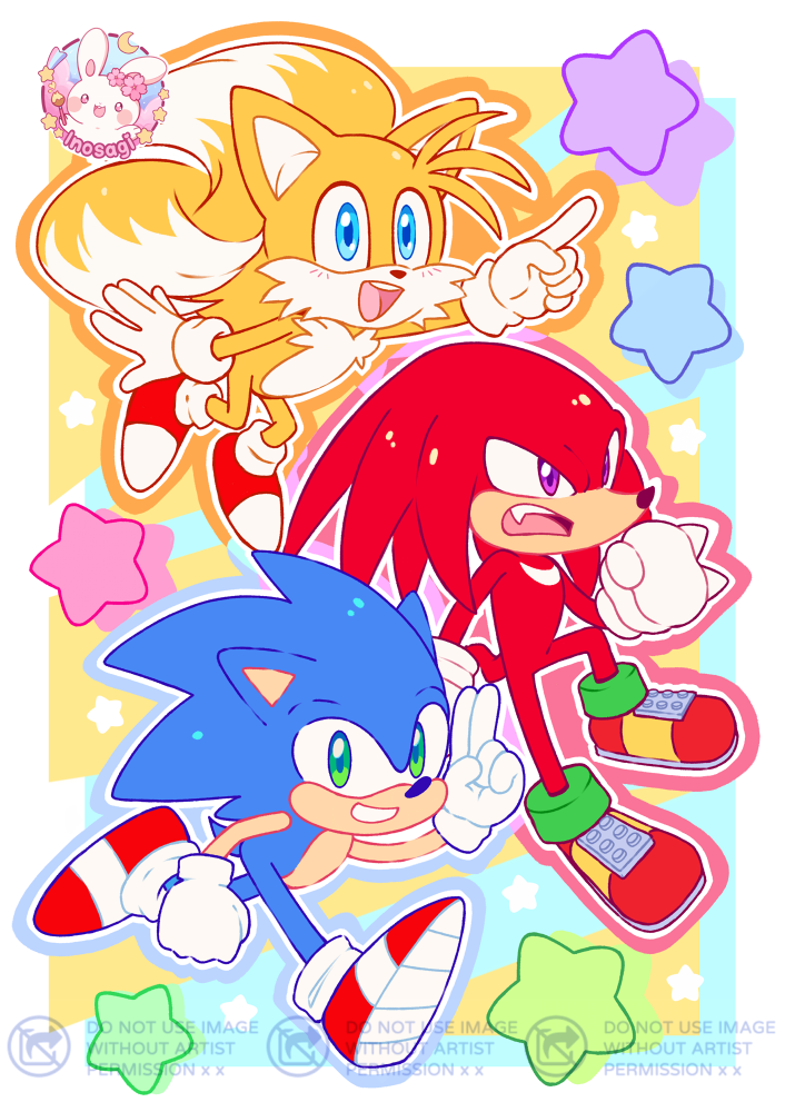 Sonic, Tails y Knuckles